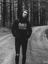 Immaculate Vegan - Plant Faced Clothing Plant Based Kanji Hoodie - Black - Unisex