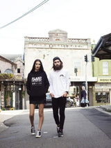 Immaculate Vegan - Plant Faced Clothing Plant Based Kanji Hoodie - Black - Unisex