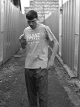 Immaculate Vegan - Plant Faced Clothing Plant Based Kanji Tee - Heather Grey T-Shirt