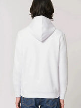 Immaculate Vegan - Plant Faced Clothing The Classics Hoodie - Embroidered Logo - Frost White - ORGANIC X RECYCLED