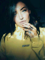 Immaculate Vegan - Plant Faced Clothing Eat Plants Hoodie - Lemon