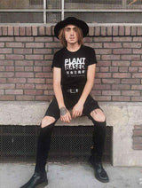 Immaculate Vegan - Plant Faced Clothing Plant Based Kanji Tee - Black T-Shirt