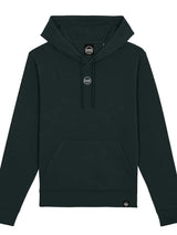 Immaculate Vegan - Plant Faced Clothing The Classics Hoodie - Embroidered Logo - Black - ORGANIC X RECYCLED