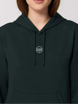 Immaculate Vegan - Plant Faced Clothing The Classics Hoodie - Embroidered Logo - Black - ORGANIC X RECYCLED