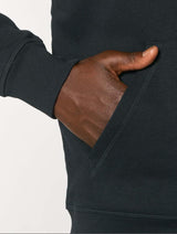 Immaculate Vegan - Plant Faced Clothing The Classics Hoodie - Embroidered Logo - Black - ORGANIC X RECYCLED