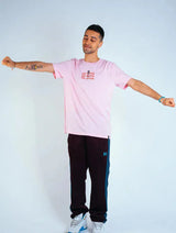 Immaculate Vegan - Plant Faced Clothing Eat Plants Goth Roses Tee - Candy Pink