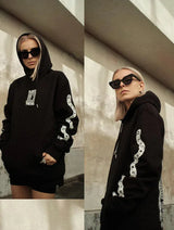 Immaculate Vegan - Plant Faced Clothing Make The Connection Hoodie - Black - ORGANIC X RECYCLED