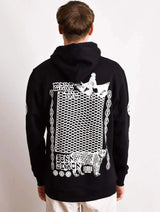 Immaculate Vegan - Plant Faced Clothing Make The Connection Hoodie - Black - ORGANIC X RECYCLED