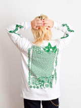 Immaculate Vegan - Plant Faced Clothing Make The Connection Long Sleeve - White