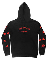 Immaculate Vegan - Plant Faced Clothing Eat Plants Scattered Roses - Hoodie - Black S