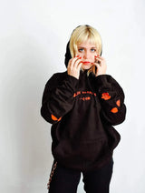 Immaculate Vegan - Plant Faced Clothing Eat Plants Scattered Roses - Hoodie - Black