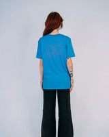 Immaculate Vegan - Plant Faced Clothing Delete Meat - Royal Blue T-Shirt