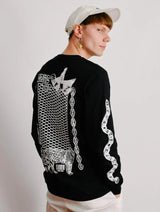 Immaculate Vegan - Plant Faced Clothing Make The Connection Long Sleeve - Black