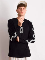 Immaculate Vegan - Plant Faced Clothing Make The Connection Long Sleeve - Black