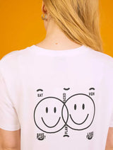 Immaculate Vegan - Plant Faced Clothing Delete Meat - White T-Shirt