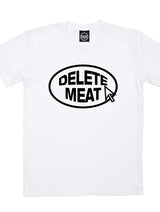 Immaculate Vegan - Plant Faced Clothing Delete Meat - White T-Shirt