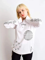 Immaculate Vegan - Plant Faced Clothing Earthling Long Sleeve - White