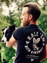 Immaculate Vegan - Plant Faced Clothing Kale 'Em With Kindness - Black T-Shirt