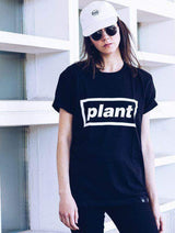 Immaculate Vegan - Plant Faced Clothing Plates Tee - Black T-Shirt