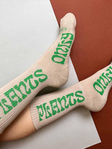 Immaculate Vegan - Plant Faced Clothing Only Plants Eco Socks | Taupe