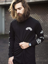 Immaculate Vegan - Plant Faced Clothing Plant Life Long Sleeve - Black