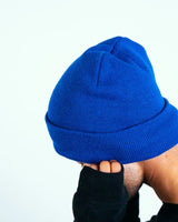 Immaculate Vegan - PLANTFACED CLOTHING Plant Faced Beanie - Royal Blue