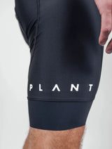 Immaculate Vegan - PLANT ATHLETIC Men's Pro Bib Shorts / Black "PLANT"