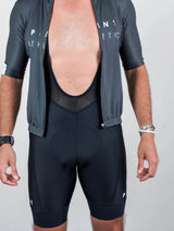 Immaculate Vegan - PLANT ATHLETIC Men's Pro Bib Shorts / Black "PLANT"