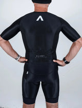 Immaculate Vegan - PLANT ATHLETIC Men's Aero Tri-Suit / Business Trip Black