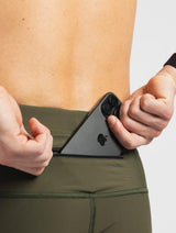 Immaculate Vegan - PLANT ATHLETIC Men's Wompy Half Tight / Olive