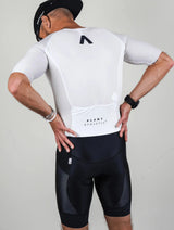 Immaculate Vegan - PLANT ATHLETIC Men's Aero Tri-Suit / Full Gas White