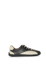 Immaculate Vegan - Agazi Bare 1 Penguin Vegan Plant Leather Barefoot Sneakers | Black & White