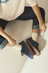 Immaculate Vegan - Agazi Bare 2 Ocean Vegan Plant Leather Barefoot Sneakers | Blue