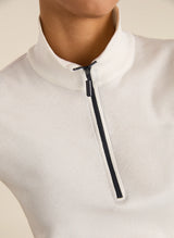 Immaculate Vegan - Baukjen Womenswear Clayton Organic Cotton Zip Turtleneck Top