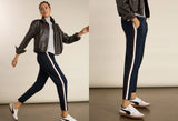 Immaculate Vegan - Baukjen Womenswear Jay Side Stripe Tapered Trousers