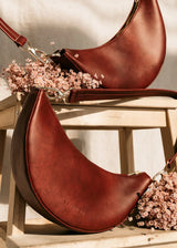 Immaculate Vegan - Estimon MINI HOBO z kukurydzy bordowa