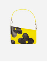 Immaculate Vegan - Estimon Estimon x Kuta House Vegan Corn Leather Sliced Baguette Bag | Wild Flowers Yellow