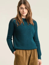 Immaculate Vegan - KOMODO Sergio Organic Cotton Jumper | Teal