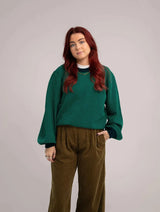 Immaculate Vegan - KOMODO HOPE - Organic Cotton Jumper Teal