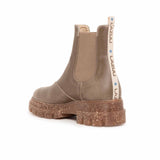 Immaculate Vegan - Lazuli My Corn Leather Matt Chelsea Boots | Kaki