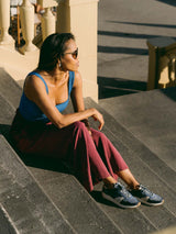 Immaculate Vegan - Lazuli My Corn Leather Vegan Sneakers | Ocean