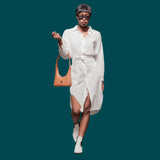 Immaculate Vegan - Voes & Co Harlow Vegan Cactus Leather Chelsea Boots | White