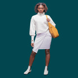 Immaculate Vegan - Voes & Co Harlow Vegan Cactus Leather Chelsea Boots | White