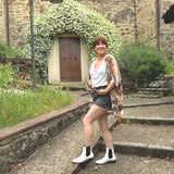 Immaculate Vegan - Voes & Co Harlow Vegan Cactus Leather Chelsea Boots | White