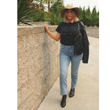 Immaculate Vegan - Voes & Co Harlow Vegan Corn Leather Chelsea Boots | Black