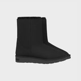 Immaculate Vegan - New Orchard Classic Unisex Vegan Faux Sheepskin Medium Boots | Black