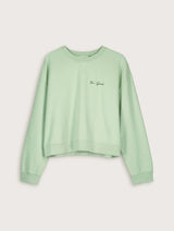 Immaculate Vegan - Baukjen Dorrie Organic Cotton Cropped Sweatshirt | Green