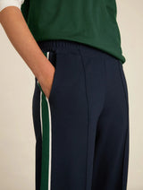 Immaculate Vegan - Baukjen Lisa Side Stripe Trousers | Navy