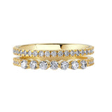 Immaculate Vegan - BLOOMTINE Illuminess™ Gold Vermeil Combi Stack Ring