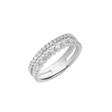 Immaculate Vegan - BLOOMTINE Illuminess™ Sterling Silver Combi Stack Ring